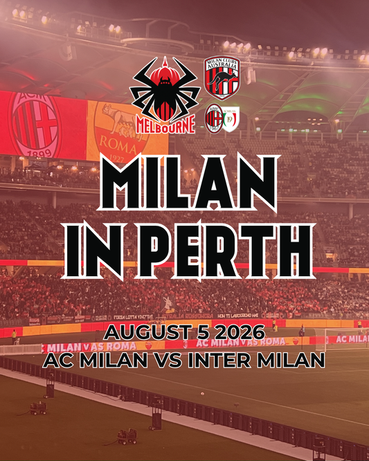 AC Milan return to Perth 2026
