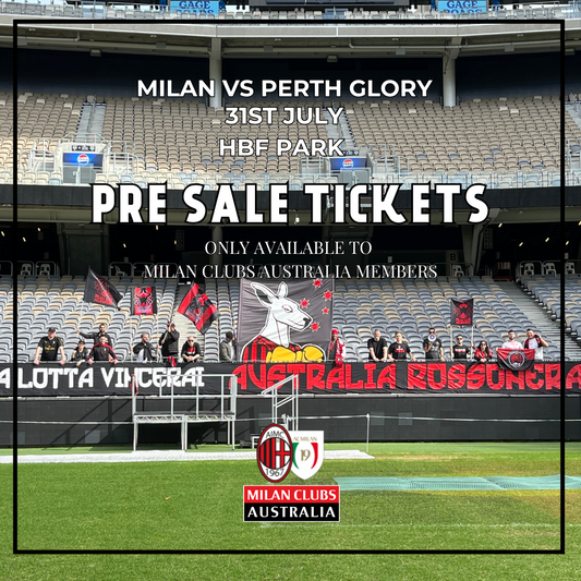 AC Milan in Perth Pre-Sale Tickets