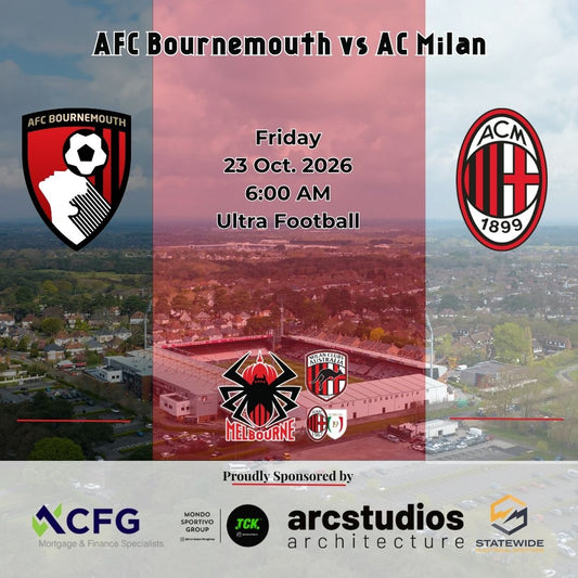 LIVE EVENT: Bournemouth v Milan 23rd Oct. 2026