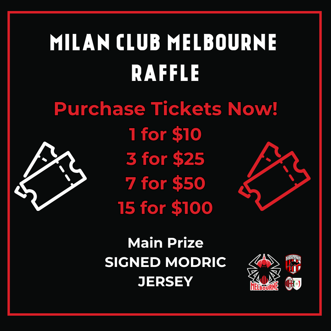 Milan Club Melbourne Raffle